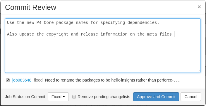Commit Review Dialog image