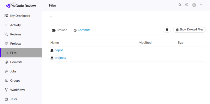 Files Browse tab image
